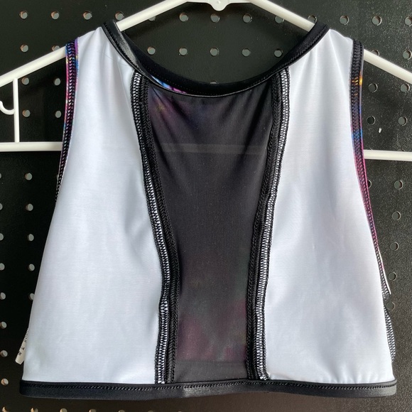 Blackmilk Galaxy Super Nova Network Swim Crop size S - Picture 3 of 11